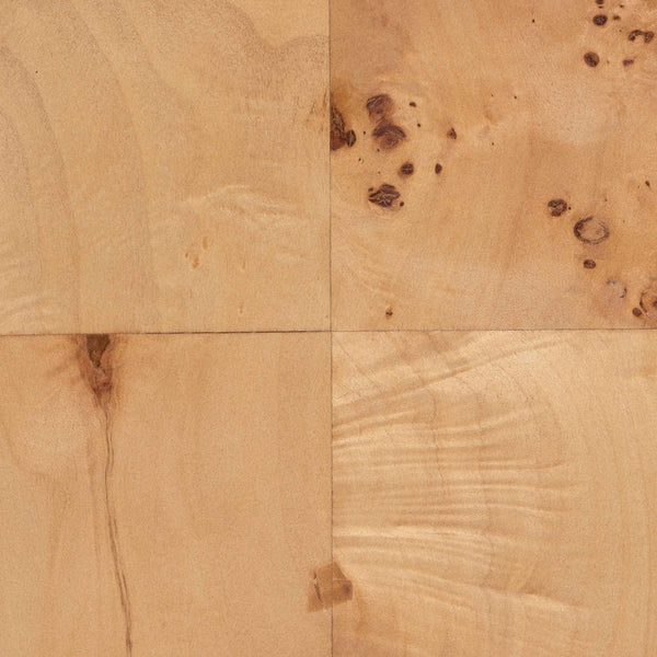 Baxton Studio bali Bali Latika Modern Storage Cabinet - Handcrafted Natural Mappa Burl Wood with Unique Design & Elegance SVN-789-Natural Burl-Blopy-Cabinet