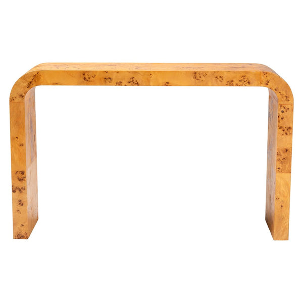 Baxton Studio bali Revelle Console Table - Artisan Crafted Natural Burl Wood Accent for Modern Living Spaces, 51" W SVN-14-Natural Burl Op1-Console Table