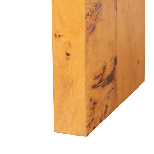 Baxton Studio bali Revelle Console Table - Artisan Crafted Natural Burl Wood Accent for Modern Living Spaces, 51" W SVN-14-Natural Burl Op1-Console Table