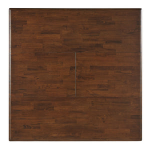 Austin Solid Rubberwood Counter Dining Table with Distressed Finish for Kitchen Spaces