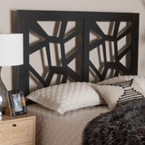 Baxton Studio Accorsa Modern Dark Brown Finished Wood King Size Headboard