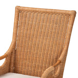 bali & pari Amsterdam Bohemian Light Honey Rattan Dining Chair