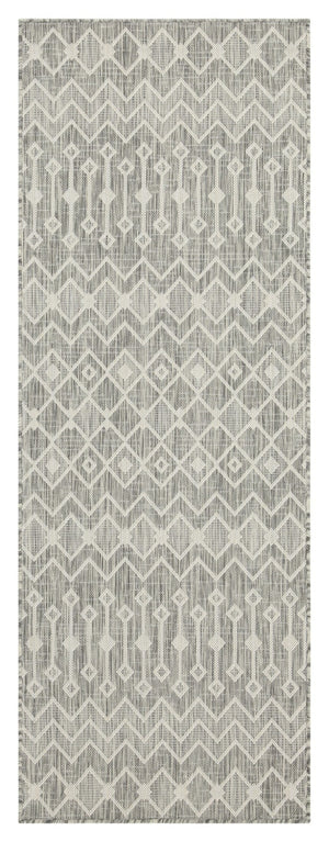 English Elm Sunshine Silver 5 Ft. 3 In. X 7 Ft. 3 In. Versatile Indoor/Outdoor Area Rug - Durable & Easy Care! B186P198914-GIGA