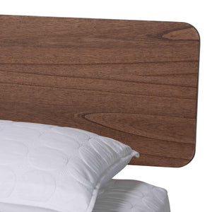Baxton Studio Baxton Studio Alyssa Japandi King Size Bedroom Set - Modern Walnut Brown Wood, 3-Piece Retreat SW8598-Walnut-3PC King Bedroom set