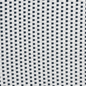 Baxton Studio bali Genica Classic French Two-Tone Rattan Bar Stool for Indoor and Outdoor Chic Comfort Seating Navy DC613-Rattan-Navy/White-BS No Arm