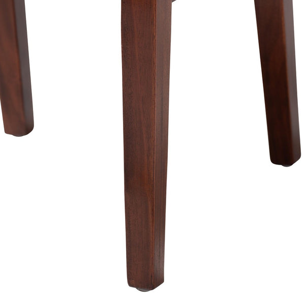 Baxton Studio bali Bali Dameka Bohemian Dining Chair in Light Honey Rattan & Dark Brown Wood – Handcrafted Comfort & Style MD-39656 Afzal-Brown/Rattan Honey-DC