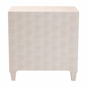 Baxton Studio Baxton Studio Nira Modern Beige Faux Shagreen Cabinet – Chic 3-Drawer Storage for Stylish Spaces JY24A042-Beige Faux Shagreen-Cabinet