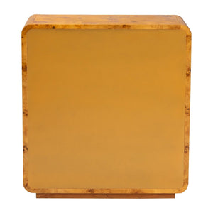 Baxton Studio bali Modern Natural Burl Wood Storage Cabinet - Handcrafted, Unique Design for Clutter-Free Living Spaces KL-1573-Natural Burl Op1-Ebony-Sideboard-BOXED
