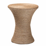 bali & pari Cady Japandi Natural Seagrass Side Table