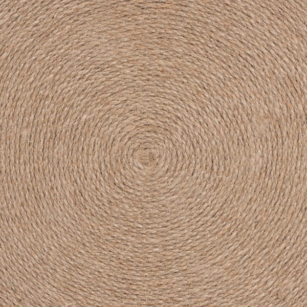 Baxton Studio bali Cady Japandi Natural Jute Side Table - Elegant Hourglass Design for Cozy Living Spaces & Nooks F242-FT1-Side Table