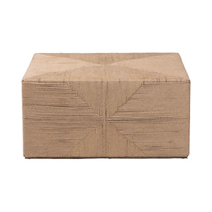 Baxton Studio bali Nakita Japandi Natural Jute Coffee Table – Handcrafted, Versatile Design for Modern Living Spaces F242-FT2-Coffee Table