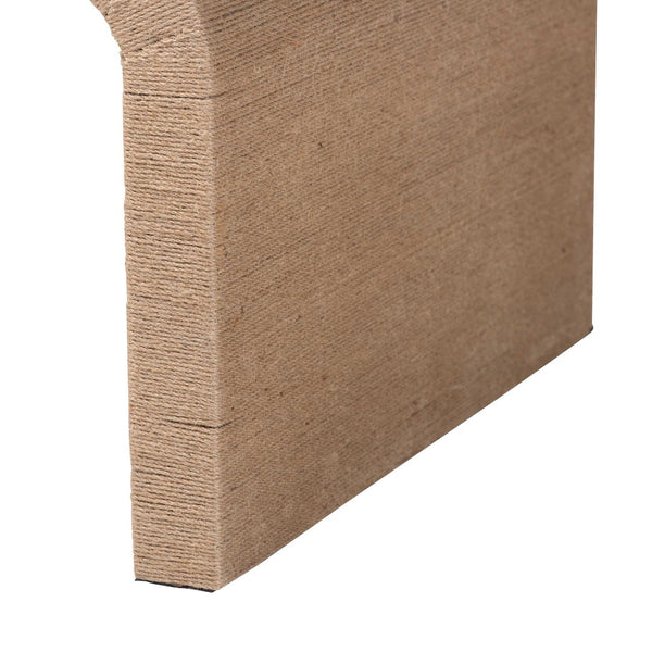 Baxton Studio bali Eviana Japandi Waterfall Coffee Table - Handcrafted Natural Jute for Modern Living Spaces F242-FT4-Coffee Table