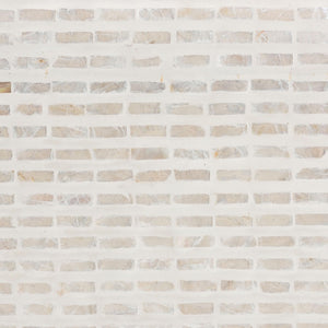 Baxton Studio bali Carlyn 3-Piece Coastal Accent Table Set - Beige & White Mother of Pearl Capiz Shell Elegance F242-FT19-3PC-Table Set