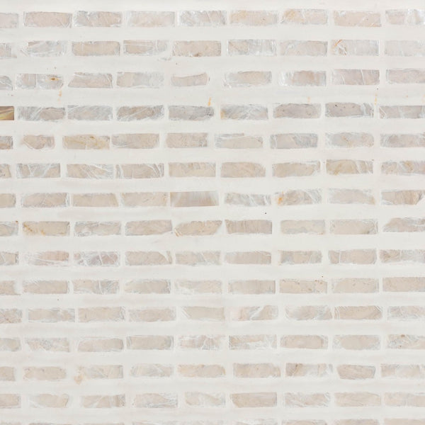 Baxton Studio bali Coastal Elegance: Carlyn Capiz Shell End Table - Handcrafted Modern Design for Any Space F242-FT19-Side Table