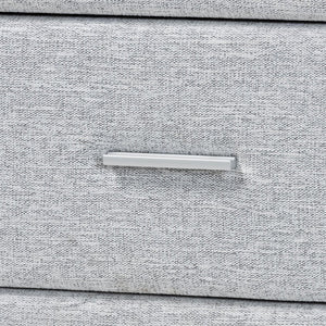 Baxton Studio Baxton Cadmus Modern Light Grey Channel-Tufted 4-Piece Queen Bedroom Set with Stylish Comfort BBT61237-Light Grey-Queen 4PC Bedroom Set