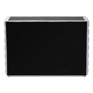 Baxton Studio Baxton Studio Cadmus Light Grey Channel-Tufted Dresser with 4 Drawers for Stylish Bedroom Storage BBT2053.11 A1-Light Grey-Dresser