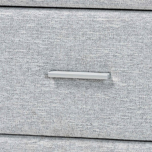 Baxton Studio Baxton Studio Cadmus Light Grey Channel-Tufted Dresser with 4 Drawers for Stylish Bedroom Storage BBT2053.11 A1-Light Grey-Dresser