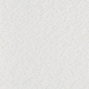 Baxton Studio Baxton Studio Laria Plush White Teddy-Bear Fabric Nightstand with 2 Drawers for Modern Bedrooms BBT3225-White-NS