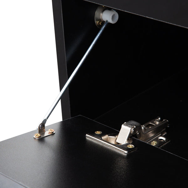 English Elm Floating 67" Wall TV Stand with 16-Color LEDs, Cable Management, 100lb Load, Modern Floating Shelf W1321P220184