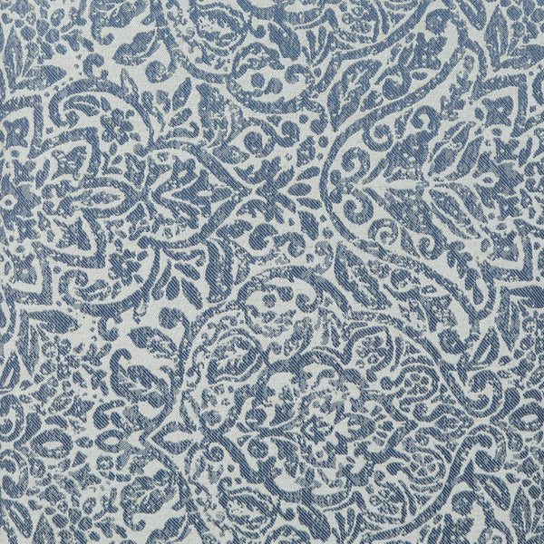 OSP Home Furnishings 24" Saddle Stool - Set of 2 Damask Navy / White Washed