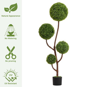 English Elm 5ft Artificial Willow Silk Faux Tree Cascading Branches for Living Room or Office W2945P279015