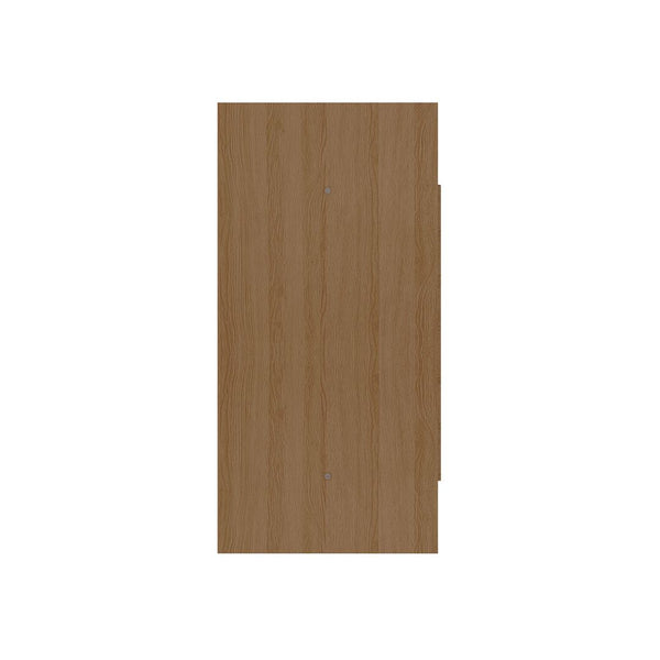 Manhattan Comfort Hampton Mid-Century Modern Wall Décor Shelves Maple Cream 13PMC5