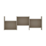 Manhattan Comfort Hampton Mid-Century Modern Wall Décor Shelves Off White 13PMC6