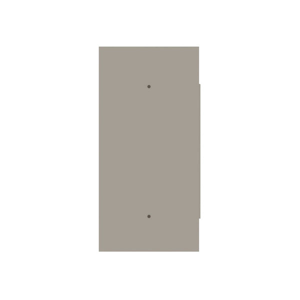 Manhattan Comfort Hampton Mid-Century Modern Wall Décor Shelves Off White 13PMC6