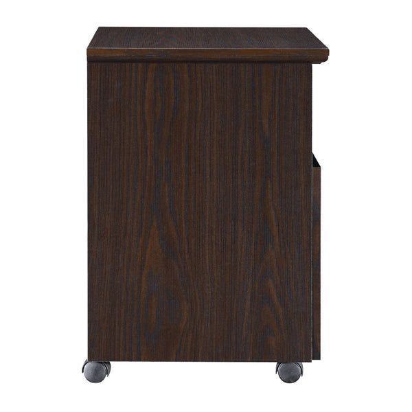 OSP Home Furnishings Jefferson Rolling File Espresso