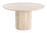 Izola Dining Table Natural 109855 Zuo Modern