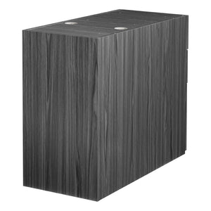 OSP Home Furnishings Napa Under Desk Pedestal with Box File Drawers for Office Organization 36"D NAP-265-SGW