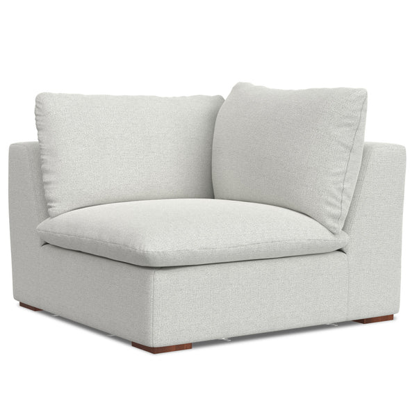 English Elm Jasmine Cloud Grey Pit Sectional Sofa U-Shaped 124" Modular Sofa Bed, Performance Fabric, 1800lb Capacity B136P199251