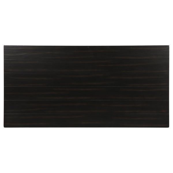 English Elm Castleton Java Finish 3 Piece Living Room Table Set with Open Shelves and Storage B062S01645