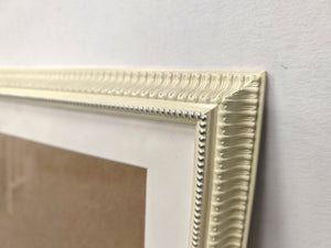 English Elm 18x24 Solid Wood Picture Frame with Replaceable Canvas, Acrylic Glass, Sturdy Backboard for Elegant Wall Decor White T3976P383243