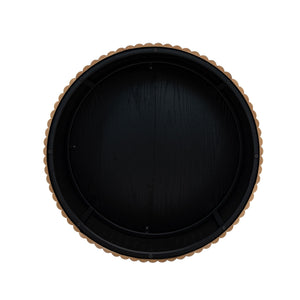 English Elm Coffee Table - Modern Round Accent Table With Flip-Top Storage For Stylish Living Room Spaces W688P248118