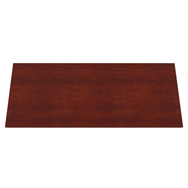 OSP Home Furnishings 48x24 Folding Nesting Table with Laminate Top and Locking Casters for Training Rooms 60X24  Cherry 842T25-C