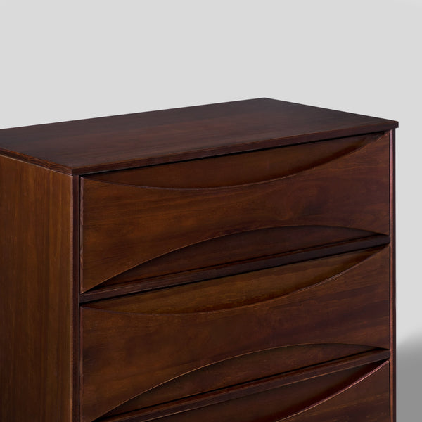 30" Atticus 5 drawer chest Walnut BR5DATTDRWT-T Walker Edison