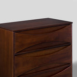 30" Atticus 5 drawer chest Walnut BR5DATTDRWT-T Walker Edison