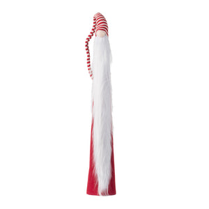 English Elm S/4 Santa Skinny Cone Gnomes Set – 4 Red & White Striped Holiday Decor, Poly/Iron, 36" Tall Ensemble W2078P359163