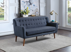 OSP Home Furnishings Mill Lane Sofa Navy