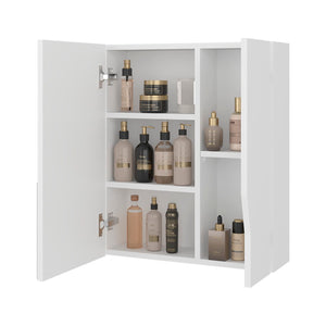 English Elm Athol Mirrored Wall Medicine Cabinet with Five Shelves for Organized Bathroom Storage B097P474253