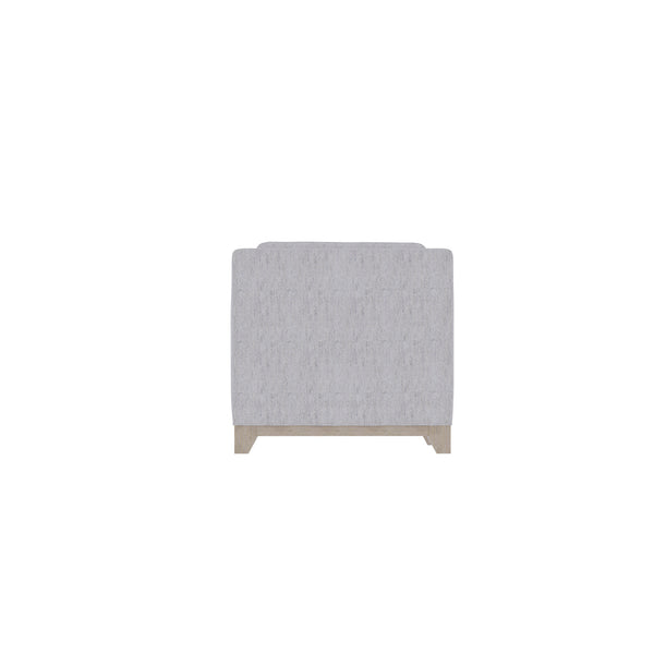 English Elm Wallace & Bay - Gray Chair - River Sand Fabric Accent Chair, Casual Elegant Design, Easy-Care Upholstery, 35"H B361P384437