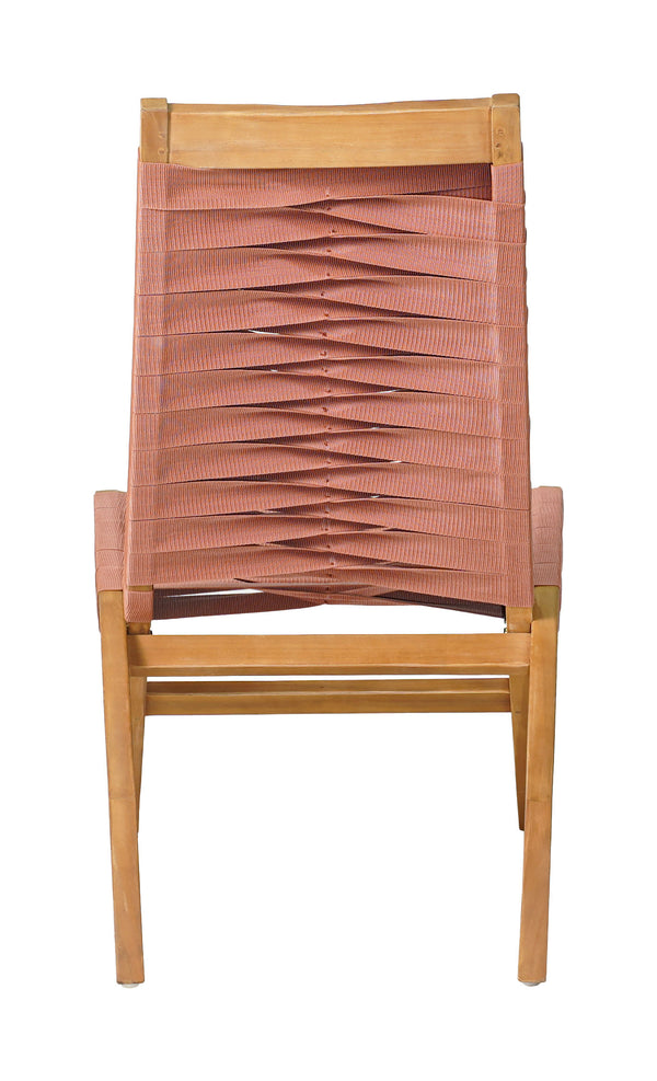 Zuo Modern Rova Lounge Chair Terracotta - Modern Acacia & Synthetic Rattan Design For Elegant Interiors Brown Solid Acacia Wood,Nylon 704178-zuo-modern
