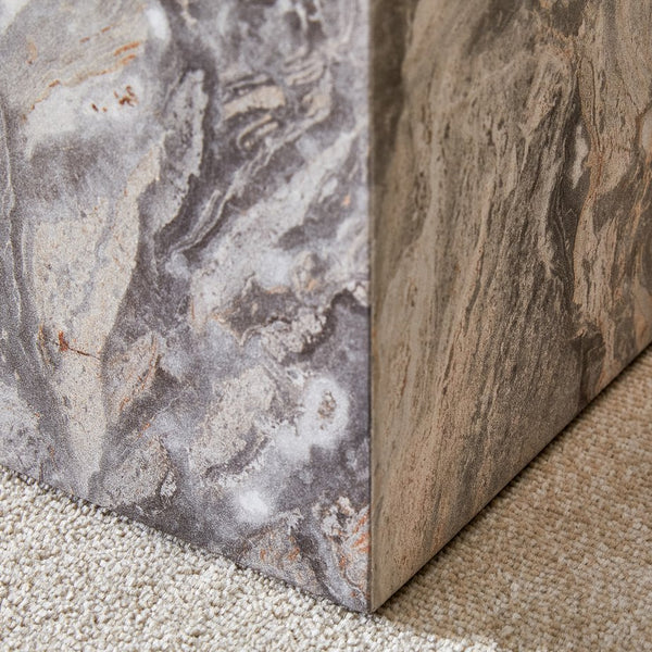 English Elm Elevate Your Living Room With A Modern Gray Textured Mdf Coffee Table – Stylish, Sturdy, Easy Assembly! W1151P187997