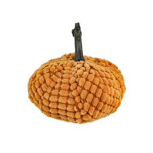 English Elm Set Of 2 Charming Chenille Weighted Pumpkins – Perfect Fall Decor For Thanksgiving & Harvest Season W2078P246682-GIGA