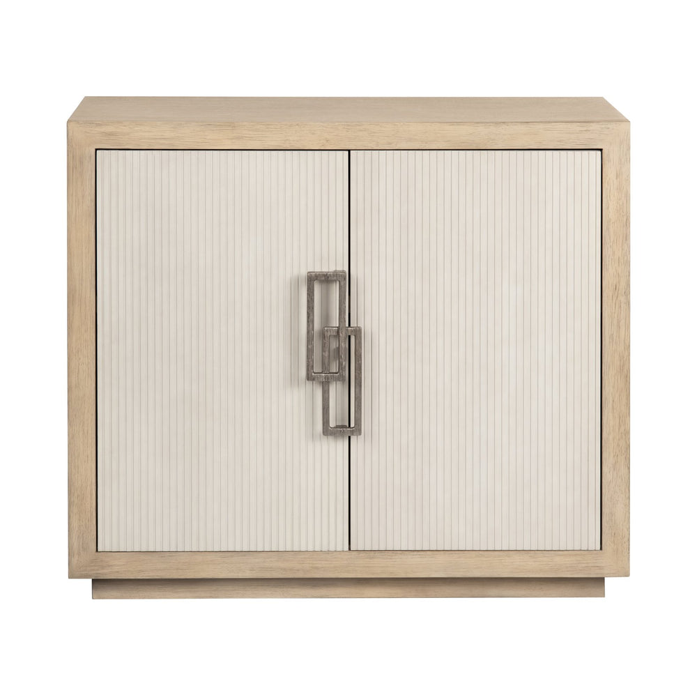 Crestview Collection Transitional Cabinet With Antique Nickel Pulls - Stylish Living Room Storage Solution, No Assembly Required Tan Solid Wood Cvfdr1218