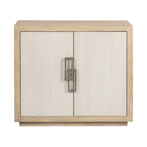 Crestview Collection Transitional Cabinet With Antique Nickel Pulls - Stylish Living Room Storage Solution, No Assembly Required Tan Solid Wood Cvfdr1218