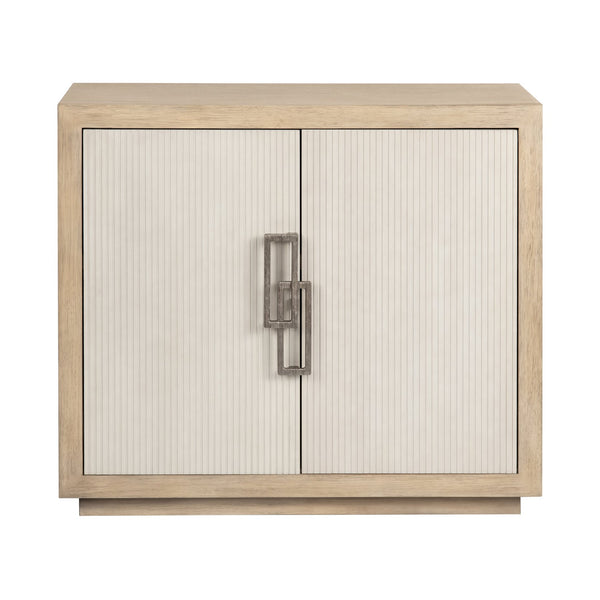 Crestview Collection Transitional Cabinet With Antique Nickel Pulls - Stylish Living Room Storage Solution, No Assembly Required Tan Solid Wood Cvfdr1218