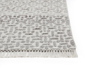 Sunpan Ingrid Hand-Knotted Rug - Sustainable, Unique Ombre Design with Fringe for Indoor and Outdoor Spaces 9' X 12'