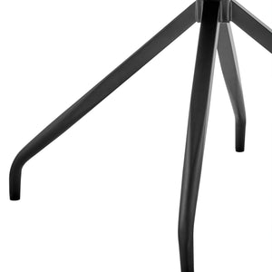 English Elm Devora Modern Velvet Dining Accent Chair with Durable Upholstery and Sturdy Wooden Four-Leg Base Blue B2736P354282